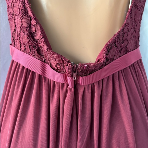 David's Bridal Wine A-Line Skirt - Picture 5 of 15